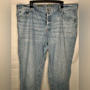 Women 22 High-Rise  Straight Jeans - Universal Thread Button Up